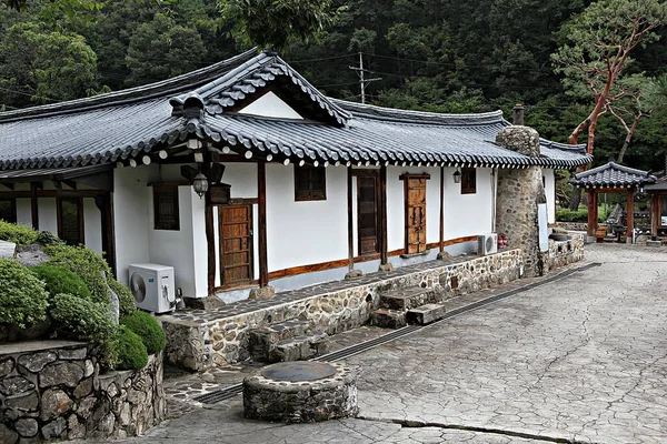 Esta Uma Casa Tradicional Coreana — Fotografia de Stock