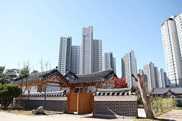 Esta Una Casa Tradicional Coreana — Foto de Stock