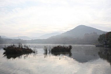 Kore kırsalının mercan manzarası.