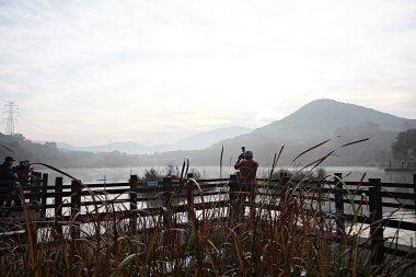 Kore kırsalının mercan manzarası.