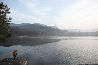 Kore kırsalının mercan manzarası.