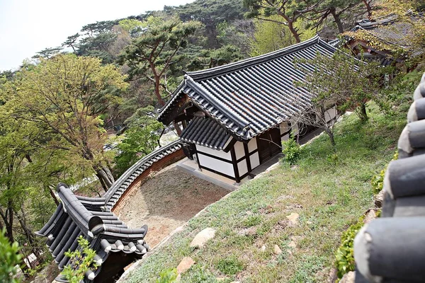 Jest Koreańska Buddyjska Świątynia — Zdjęcie stockowe