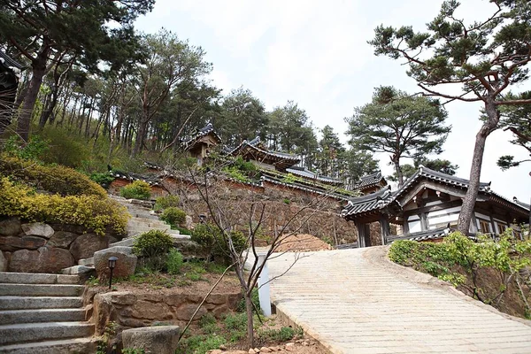 Αυτός Είναι Ένας Κορεάτικος Βουδιστικός Ναός — Φωτογραφία Αρχείου