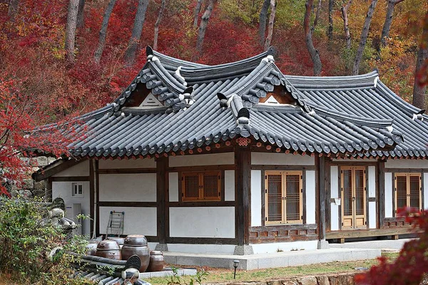 Detta Ett Koreanskt Buddisttempel — Stockfoto