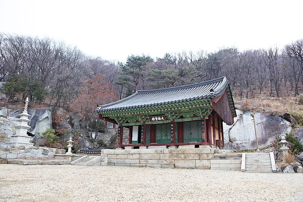 Isto Templo Coreano Budismo — Fotografia de Stock