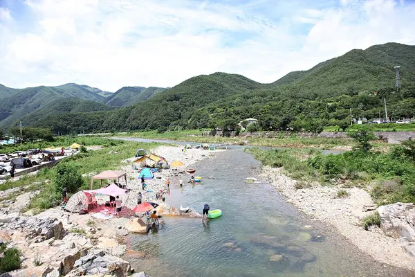 Lendscape Korean Countryside — Stock Photo, Image