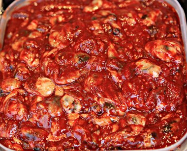 Kore 'yi gezerken atıştırmalık bir şeyler.