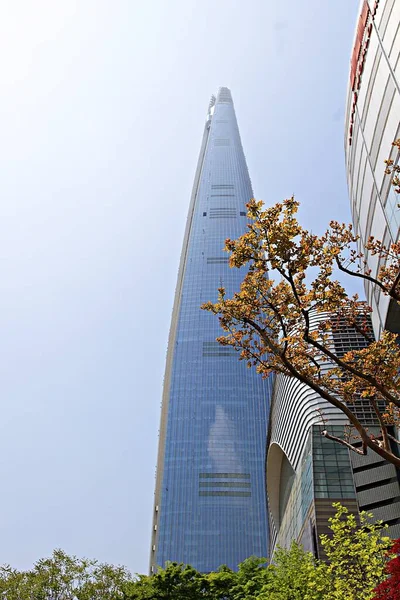 Esta Torre Lotte Seúl Corea —  Fotos de Stock