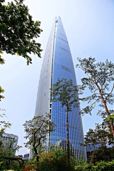 Dit Toren Van Lotte Seoul Korea — Stockfoto
