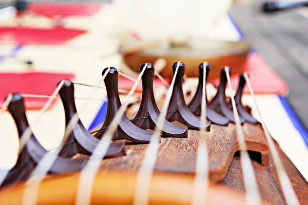 Instrumento Percussão Tradicional Coreano — Fotografia de Stock