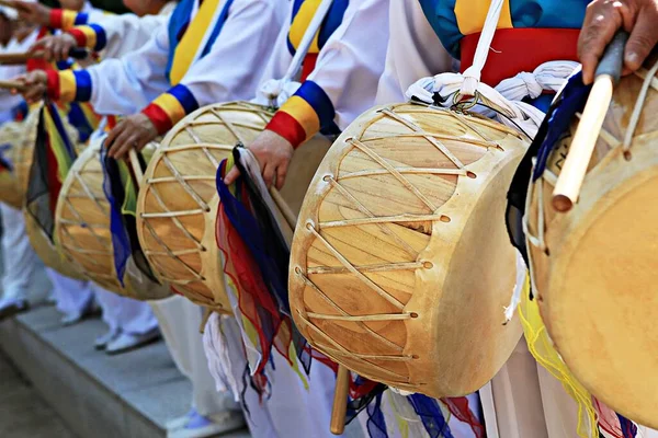 Korean Traditional Percussion Instrument Stock Photo