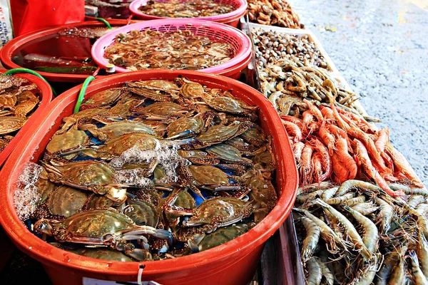 韓国の水産物市場は — ストック写真