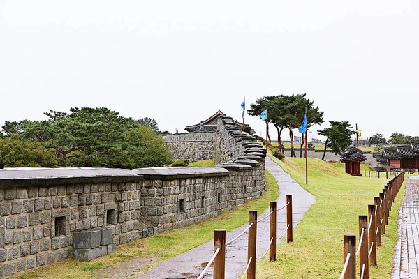 韓国を敵から守るためにショックは酸です — ストック写真