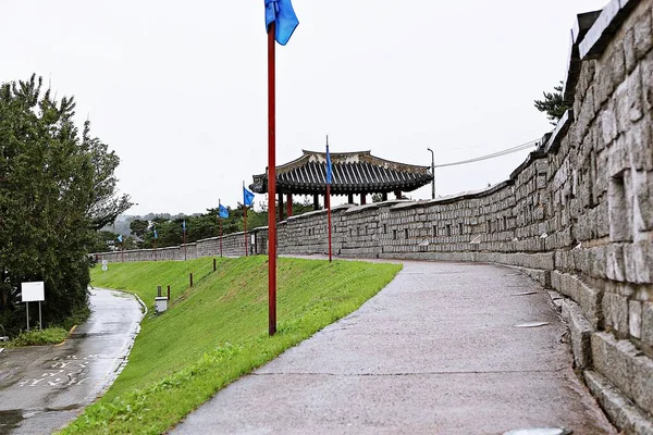 För Att Försvara Korea Mot Lavemang Chocken Syra — Stockfoto