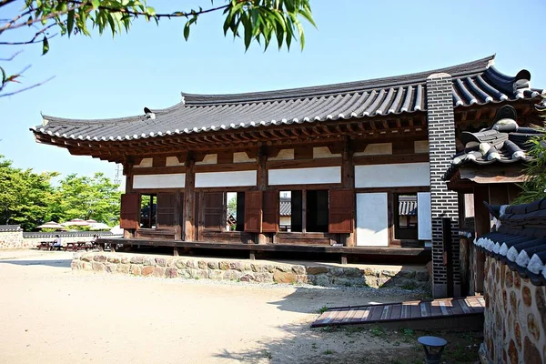 Detta Ett Traditionellt Koreanskt Hus — Stockfoto