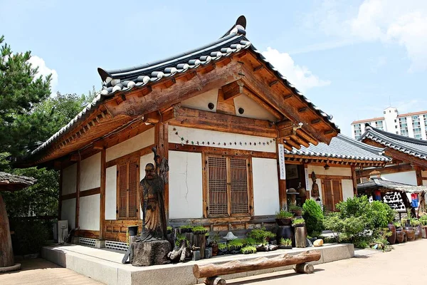 Esta Una Casa Tradicional Coreana — Foto de Stock