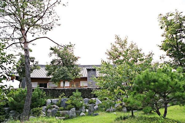 Dies Ist Ein Traditionelles Koreanisches Haus — Stockfoto