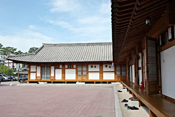 Detta Ett Traditionellt Koreanskt Hus — Stockfoto