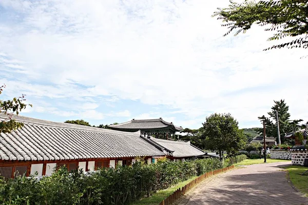 Dies Ist Ein Traditionelles Koreanisches Haus — Stockfoto