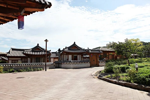 Esta Una Casa Tradicional Coreana — Foto de Stock