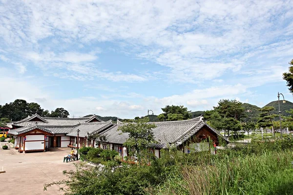 Esta Una Casa Tradicional Coreana — Foto de Stock