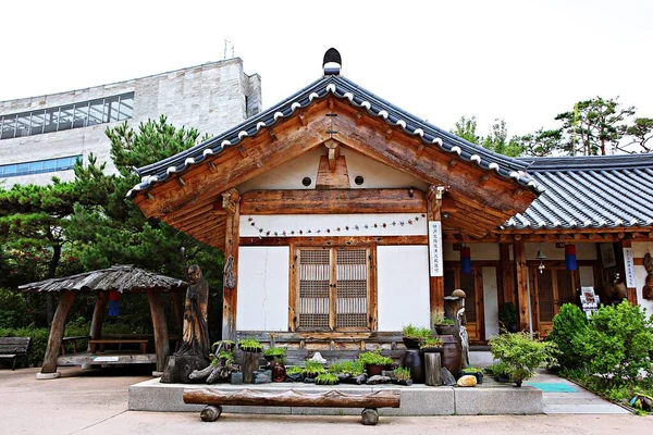 Dies Ist Ein Traditionelles Koreanisches Haus — Stockfoto