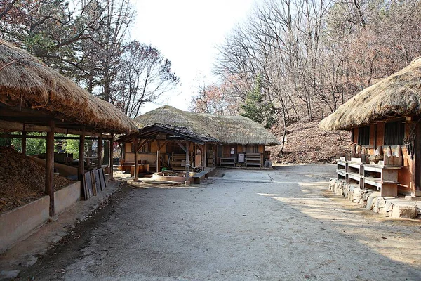 Esta Aldeia Popular Coreana — Fotografia de Stock