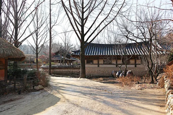 Korejská Lidová Vesnice — Stock fotografie