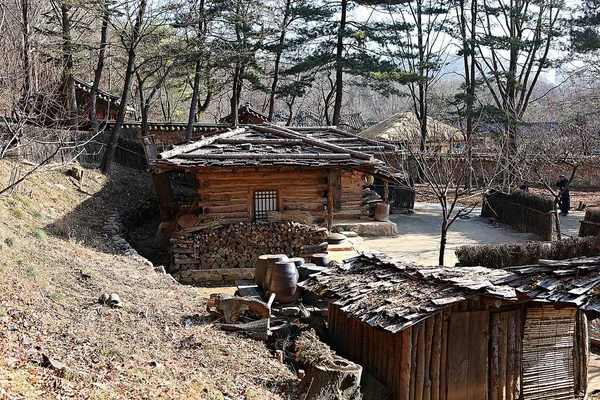 Det Här Koreanska Folkbyn — Stockfoto