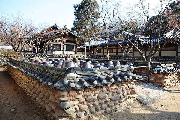 Esta Aldeia Popular Coreana — Fotografia de Stock