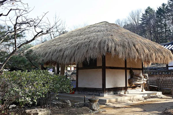 ここは韓国の民俗村です — ストック写真