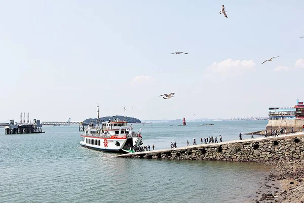 Dies Ist Ein Koreanisches Fischerboot — Stockfoto