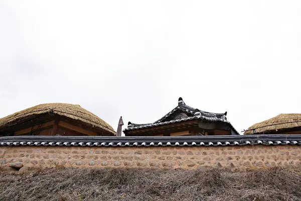 Dies Ist Ein Traditionelles Koreanisches Haus — Stockfoto