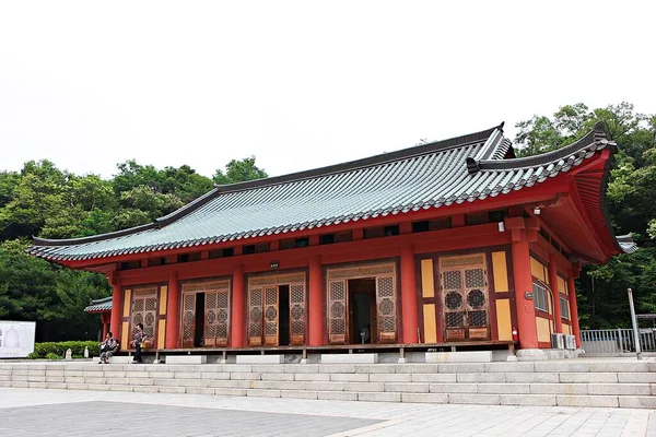 Detta Ett Buddisttempel Korea — Stockfoto