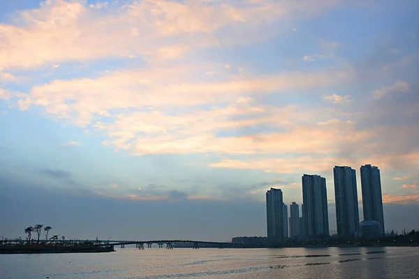 Apartment Build Beach Korea — Stock Photo, Image