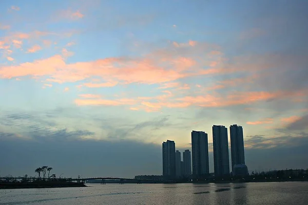 Appartamento Costruito Sulla Spiaggia Corea — Foto Stock