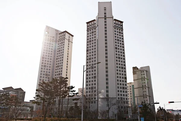 Strlebuilding Coreano — Fotografia de Stock