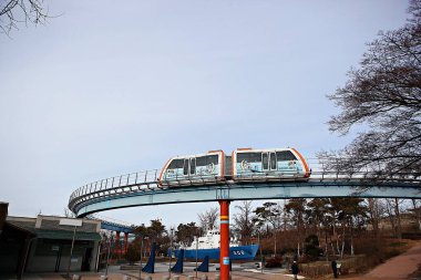 Bu Incheon, Kore 'deki Wolmi deniz treni..