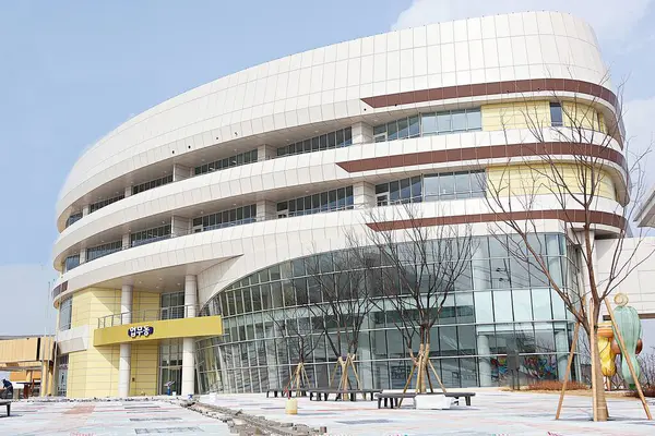 Het Een Moderne Architectuur Korea — Stockfoto