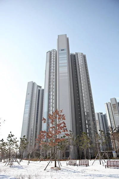 Uma Arquitetura Moderna Coréia — Fotografia de Stock