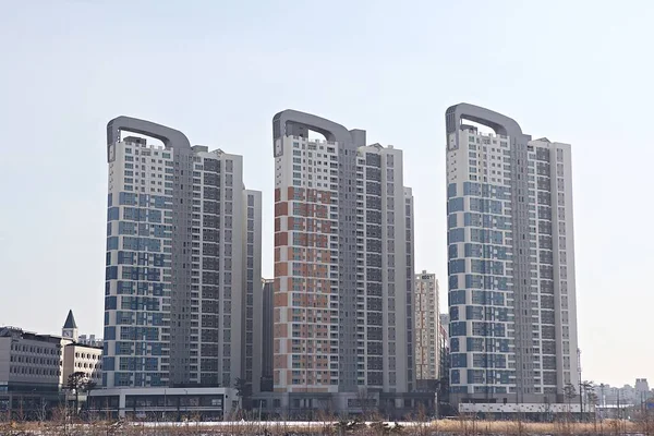 Det Modern Arkitektur Korea — Stockfoto