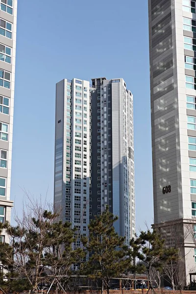 Het Een Moderne Architectuur Korea — Stockfoto