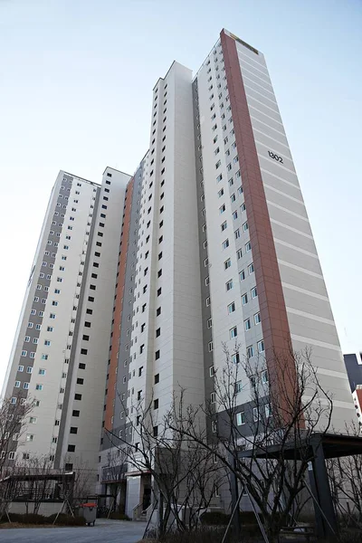 韓国の高層マンションで — ストック写真