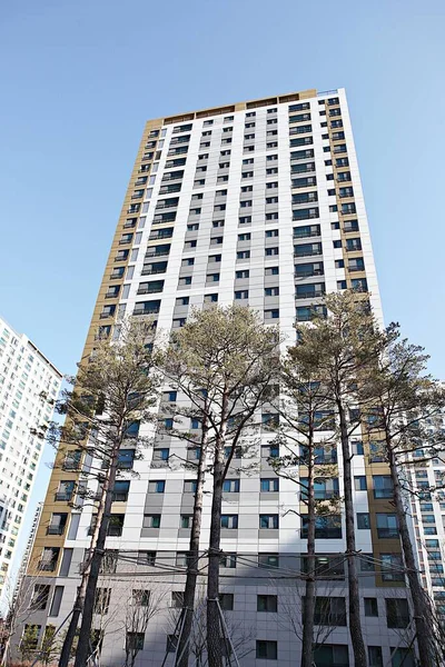 Apartamento Arranha Céus Coreia — Fotografia de Stock