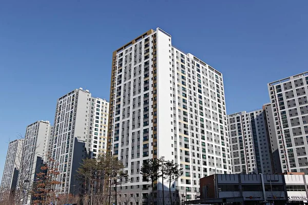 Ist Ein Hochhaus Wohnung Korea — Stockfoto