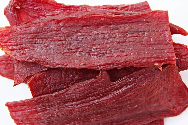 Beef Jerky Which Dried Korea Food — Stock Photo, Image