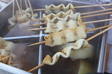 Bu Kore sokak yemeği balık keki.