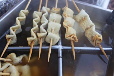 Bu Kore sokak yemeği balık keki.