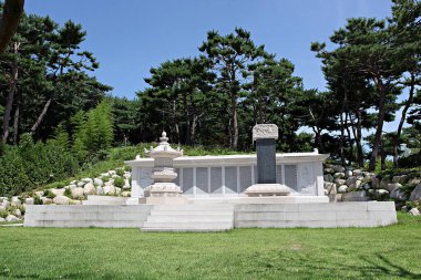  Kore 'de bir Budist tapınağı.