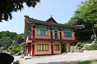  Kore 'de bir Budist tapınağı.